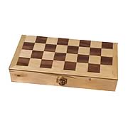 Chess Set Wood Version With 2 1/2-Inch King